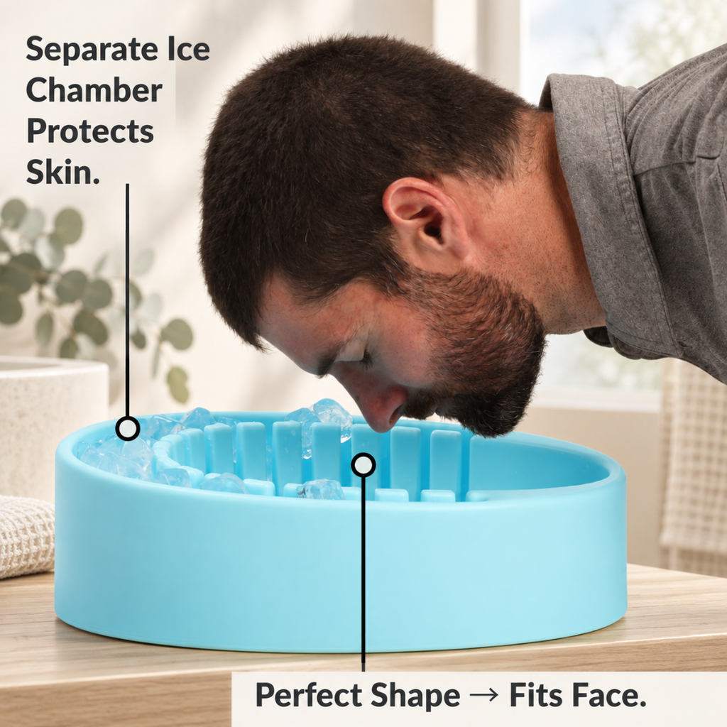 Face Plunge Pure - Facial Cold Plunge Bowl with Ice Chamber